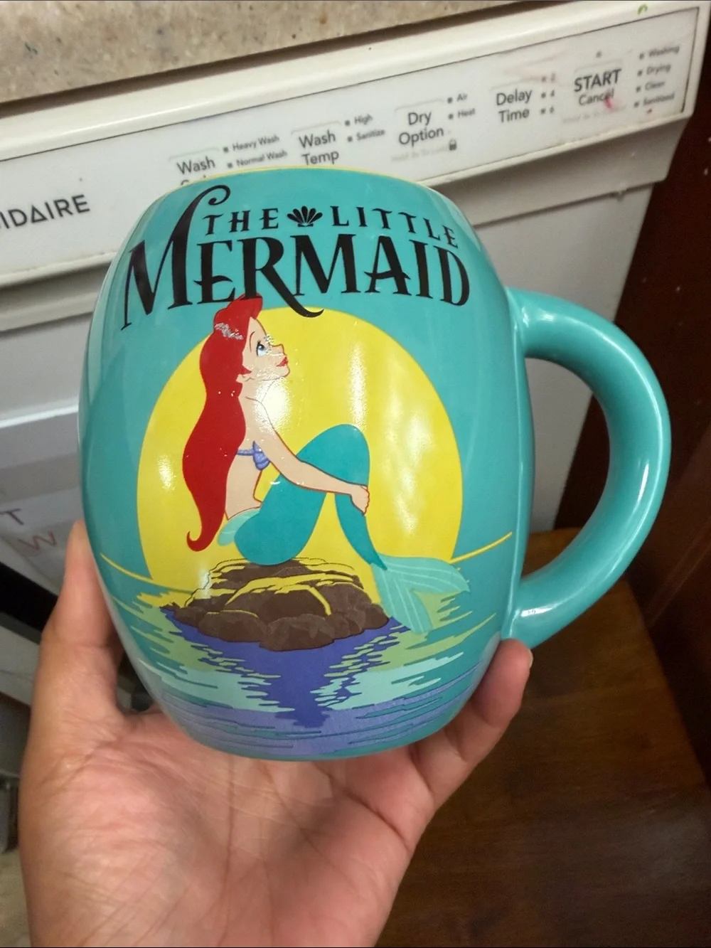 The little mermaid Turquoise Ceramic Mug - Branded Character Drinkware